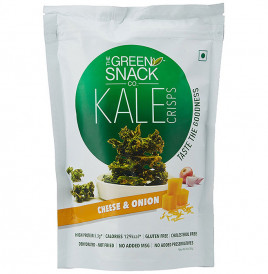 The Green Snack Co Kale Crisps Cheese & Onion  30 grams